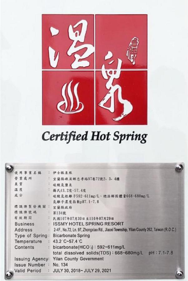 Issmy Hotel Spring Resort Jiaoxi Exterior photo